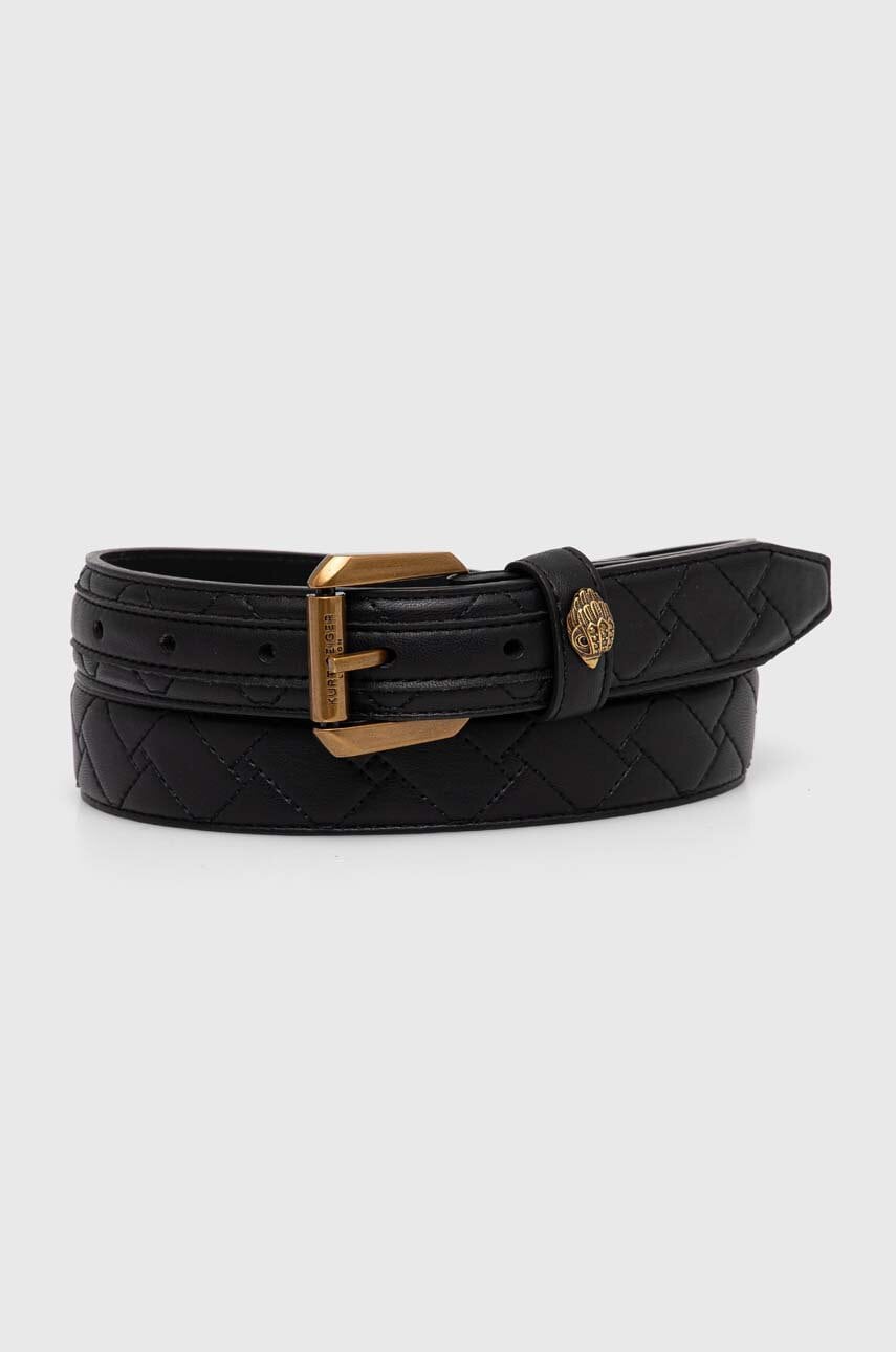 Kurt Geiger London curea de piele femei, culoarea negru Kurt Geiger London curea de piele femei, culoarea negru