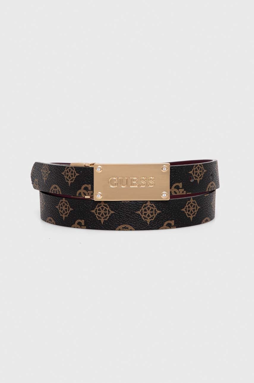 

Двусторонний ремень Guess женский цвет чёрный