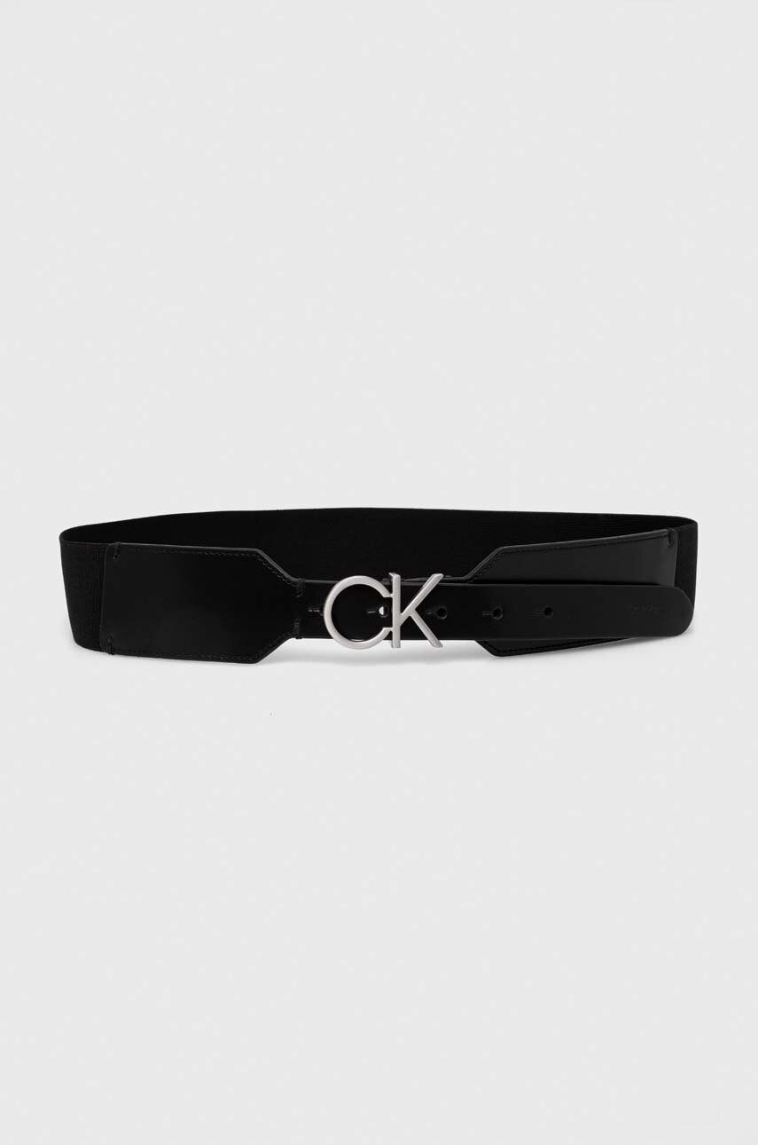 Levně Pásek Calvin Klein dámský, černá barva