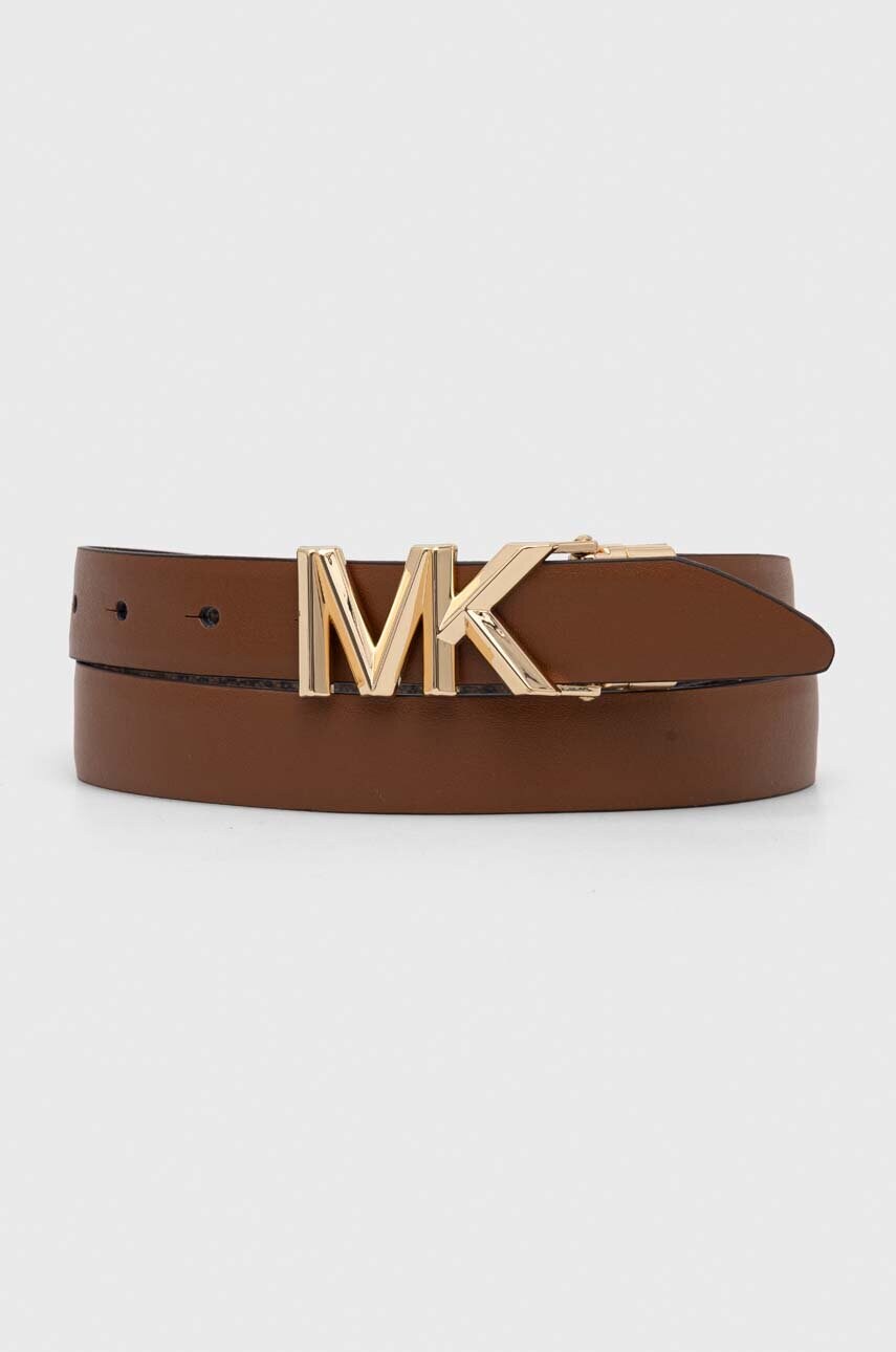 

Двосторонній ремінь MICHAEL Michael Kors жіночий колір коричневий