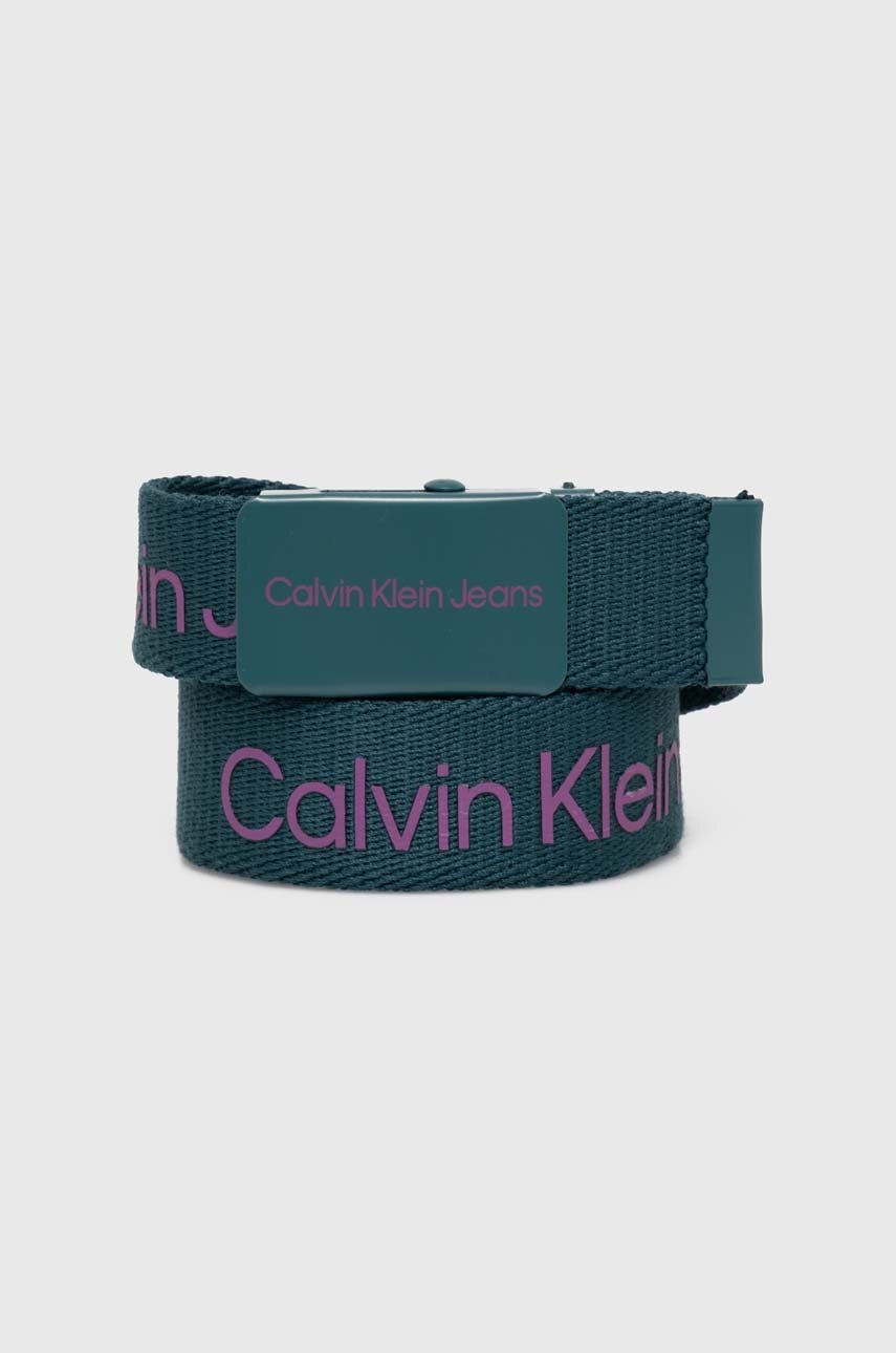 

Детски колан Calvin Klein Jeans в зелено, Зелен