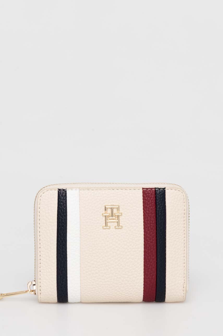 

Гаманець Tommy Hilfiger жіночий колір бежевий