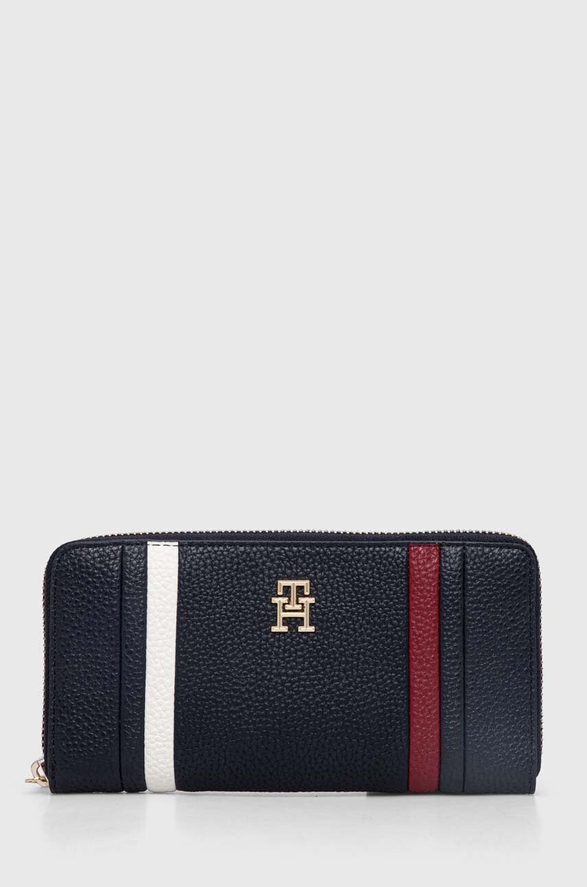 

Портмоне Tommy Hilfiger дамски в тъмносиньо, Тъмносин