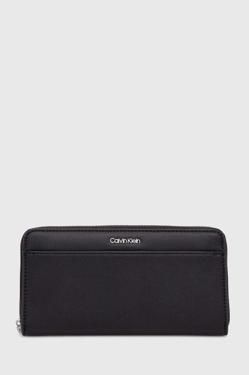 

Портмоне Calvin Klein дамски в черно K60K610949, Черен