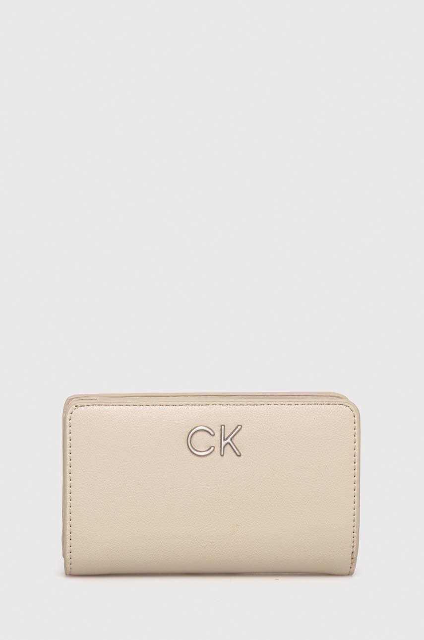 

Портмоне Calvin Klein дамски в сиво, Сив