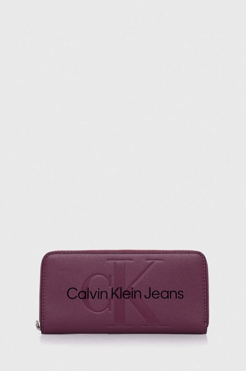 

Портмоне Calvin Klein Jeans дамски в лилаво, Виолетов