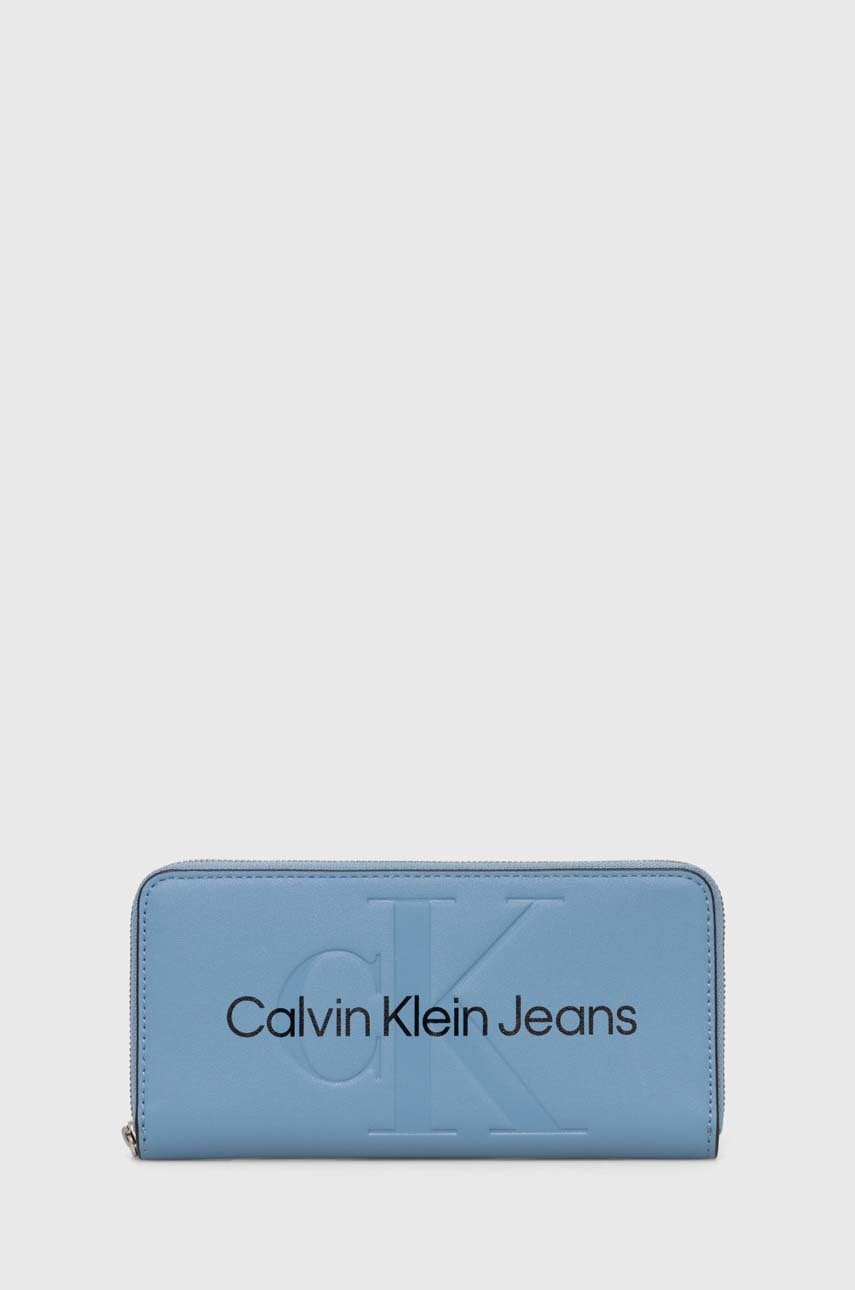 

Портмоне Calvin Klein Jeans дамски в черно K60K607634, Син