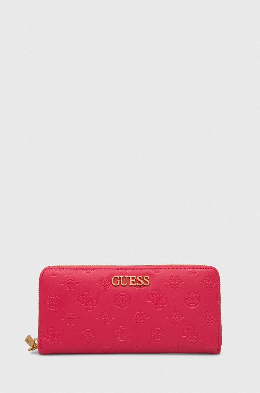 

Гаманець Guess жіночий колір рожевий