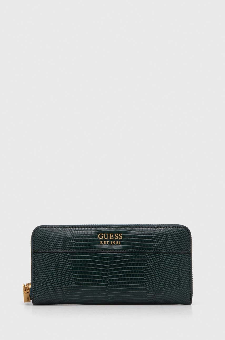 

Гаманець Guess жіночий колір зелений