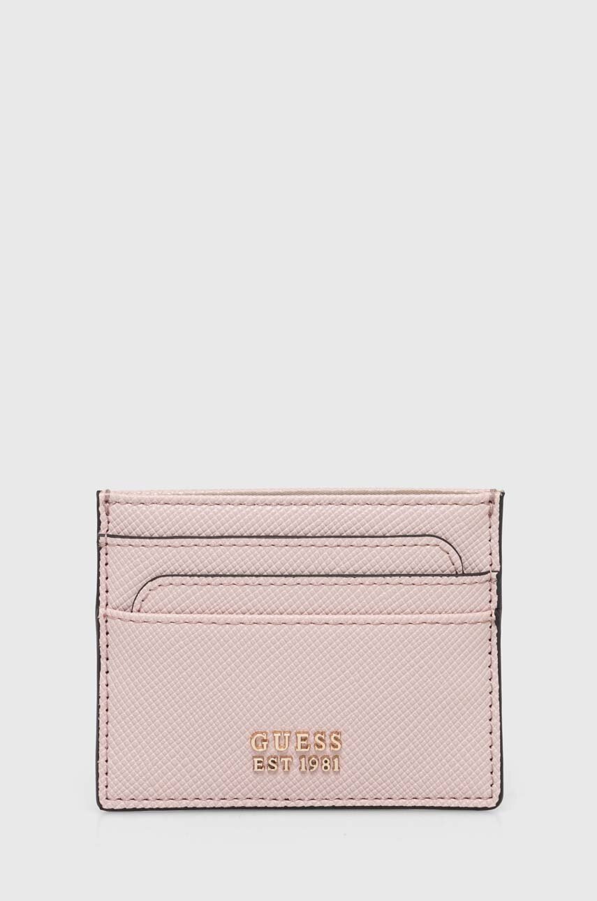 

Калъф за карти Guess LAUREL в розово SWZG85 00350, Розов