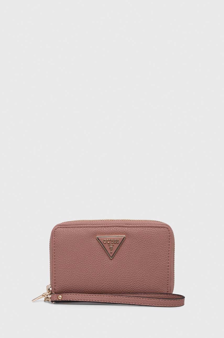 

Гаманець Guess жіночий колір рожевий