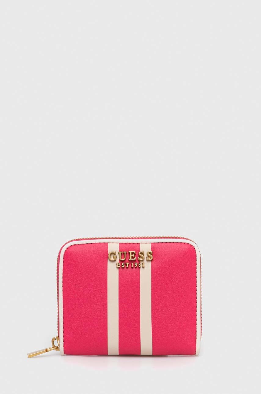 

Гаманець Guess жіночий колір рожевий