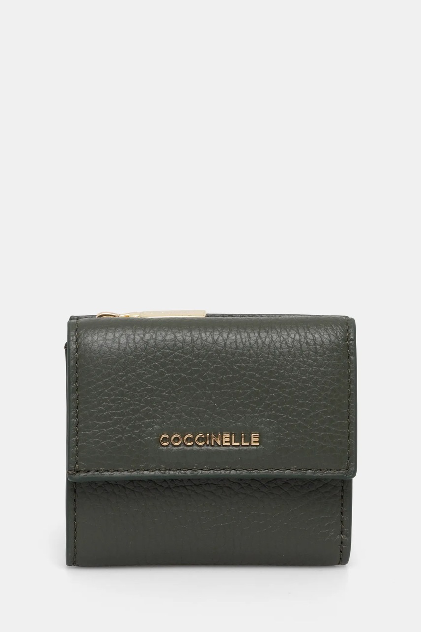 

Кожен портфейл Coccinelle дамски в зелено E2 MW5 11 B8 01, Зелен