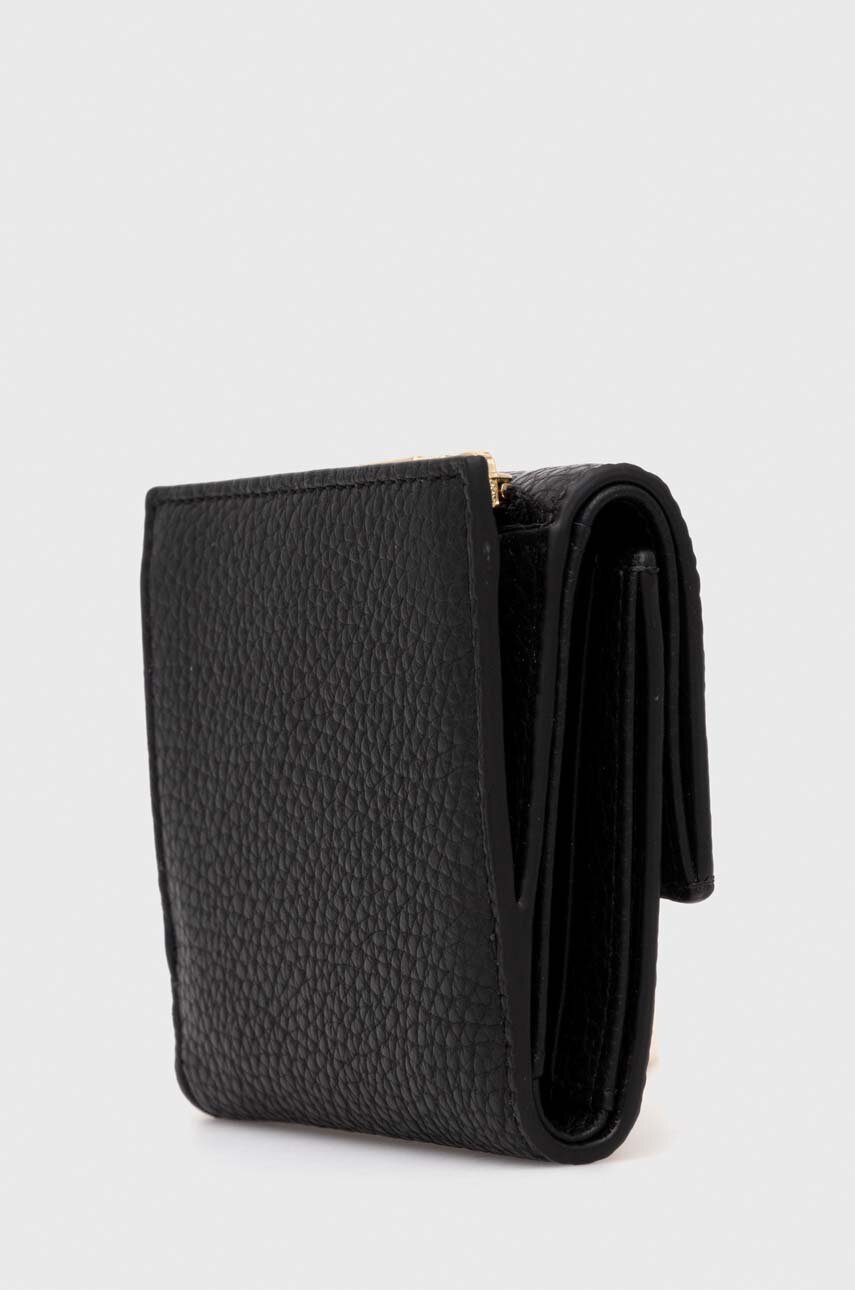 Δερμάτινο πορτοφόλι Coccinelle γυναικείο, χρώμα: μαύρο, E2 MW5 11 B8 01 φωτογραφία