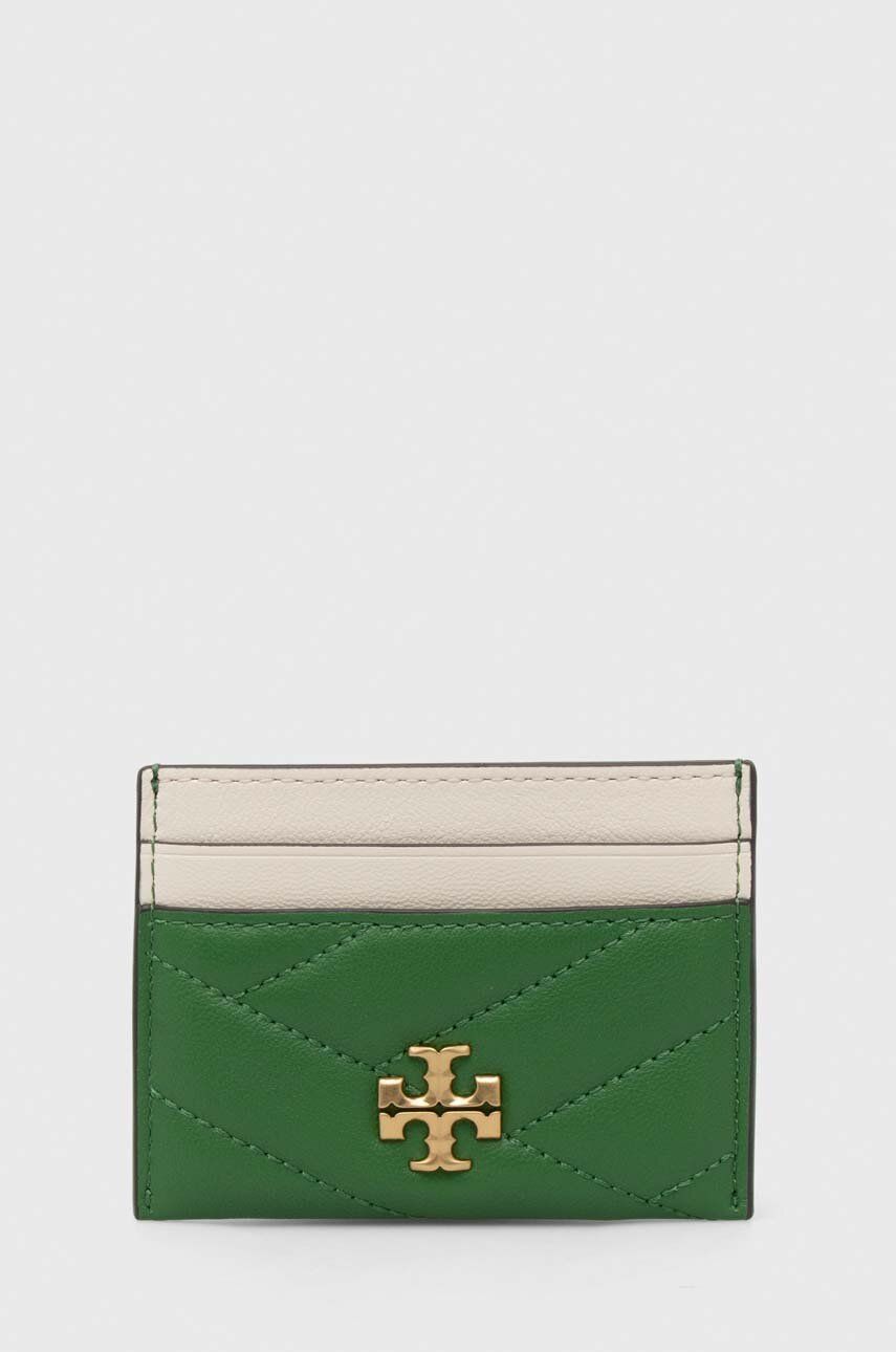 Tory Burch Carcasa Din Piele Culoarea Verde