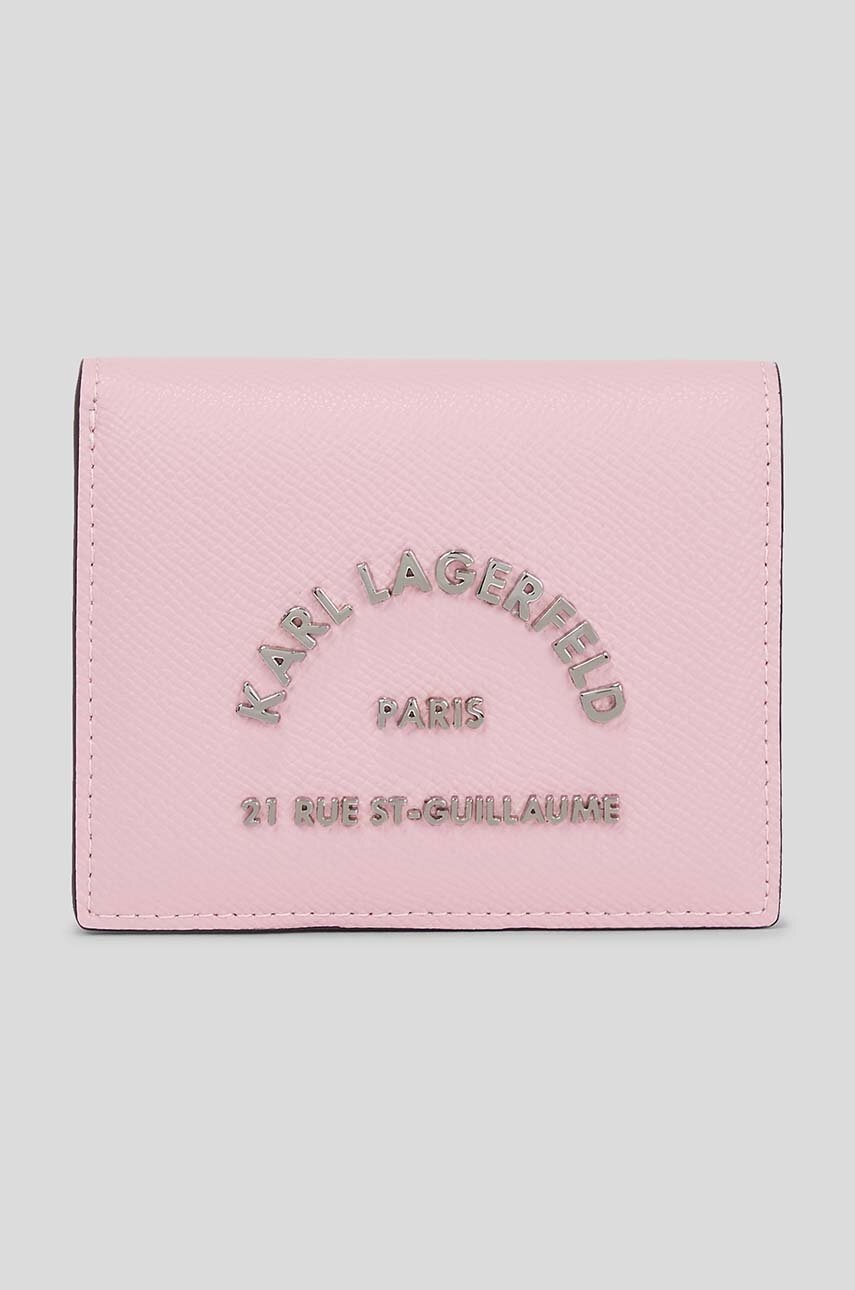 

Гаманець Karl Lagerfeld жіночий колір рожевий