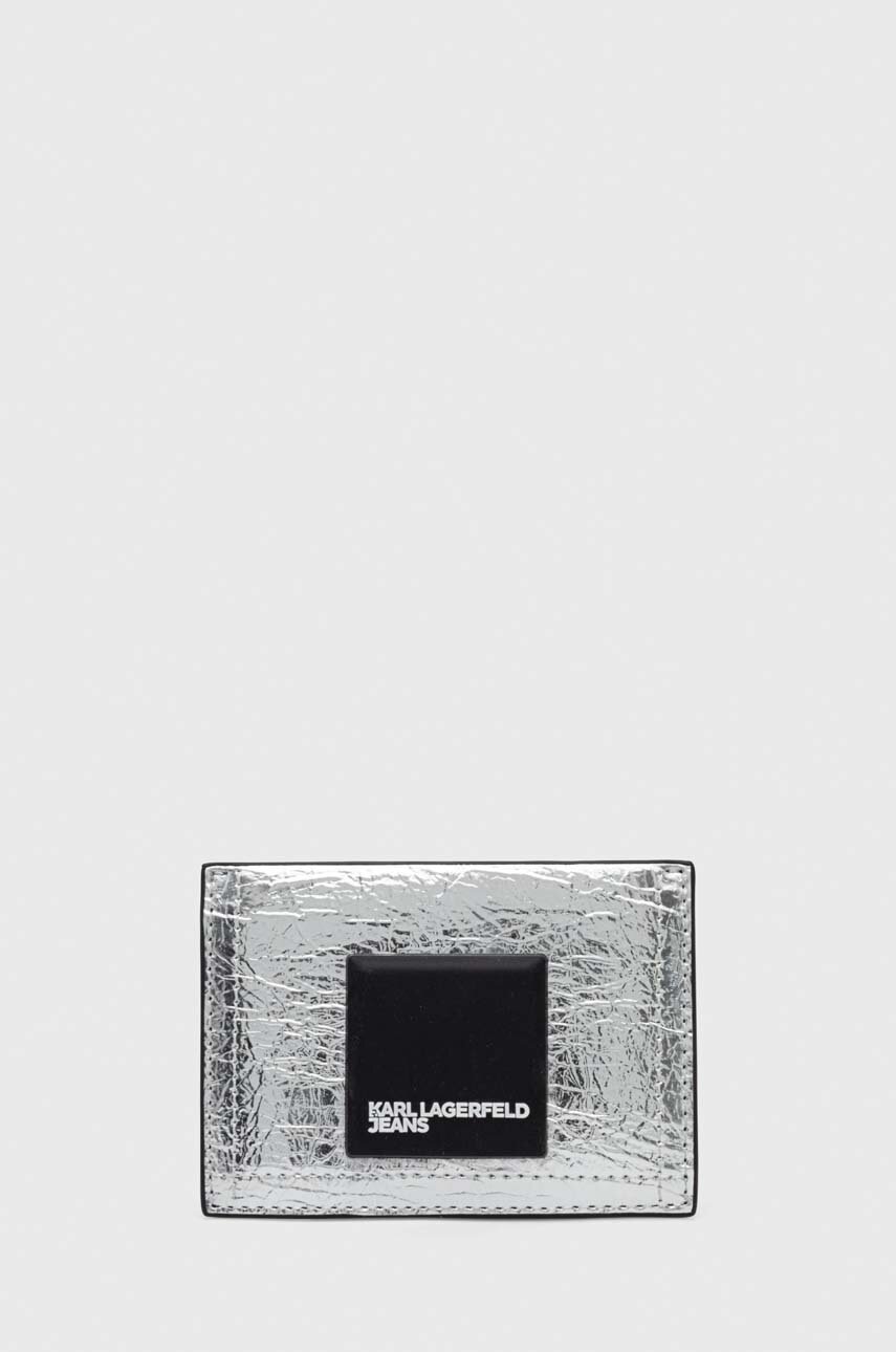 

Калъф за карти Karl Lagerfeld Jeans в сребристо, Сребърен