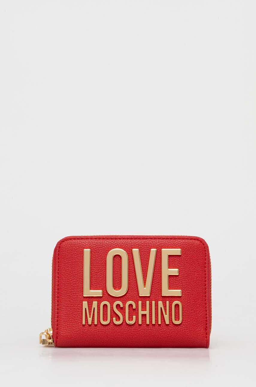 

Гаманець Love Moschino жіночий колір червоний