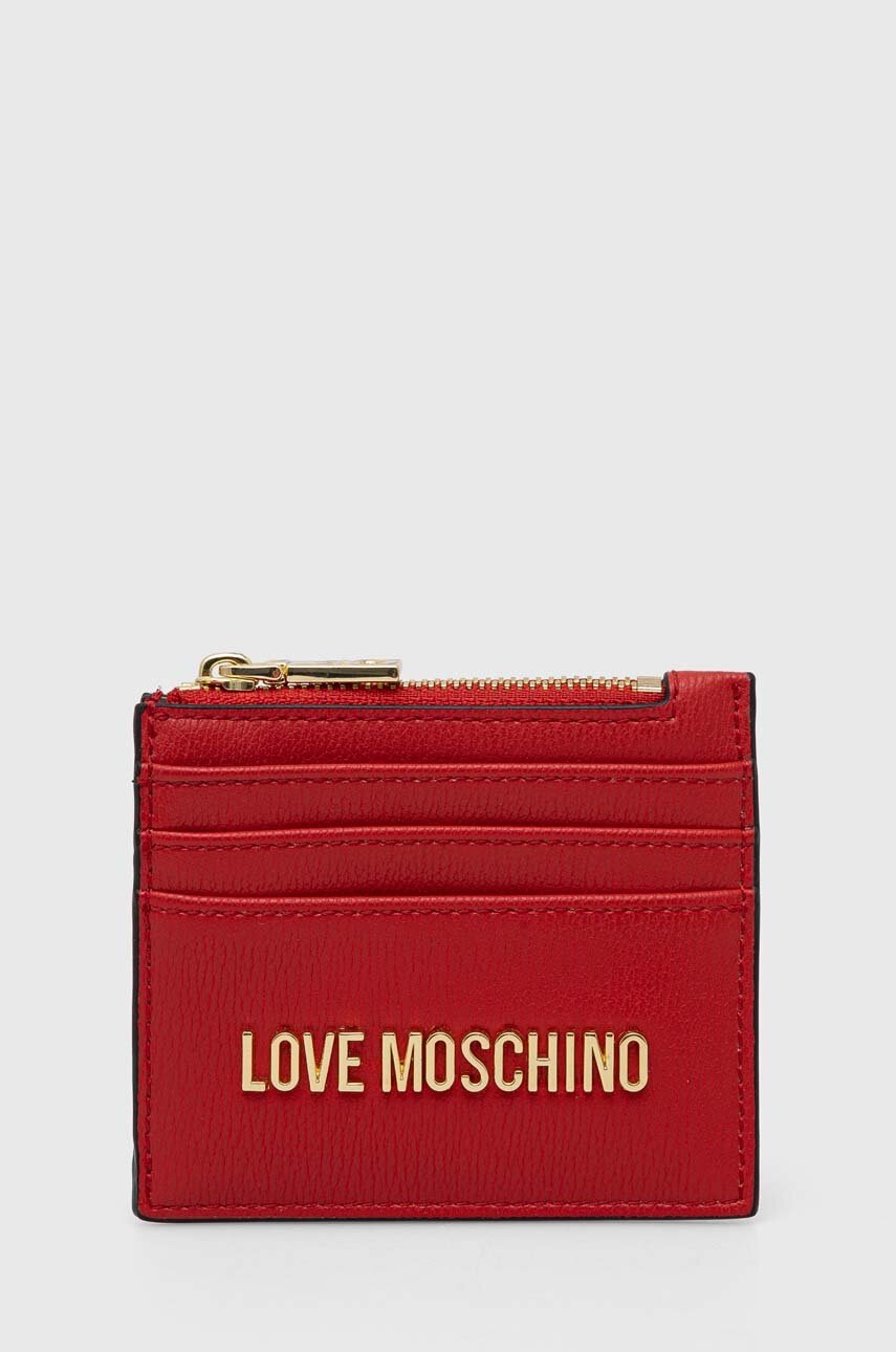 

Чохол на банківські карти Love Moschino колір червоний