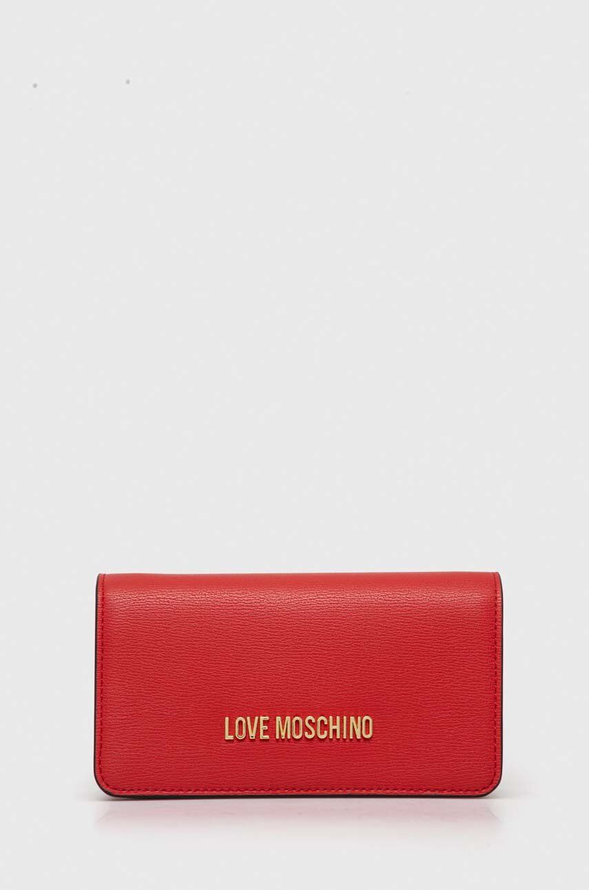 

Гаманець Love Moschino жіночий колір червоний