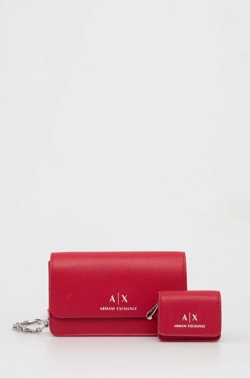 

Сумочка Armani Exchange колір рожевий