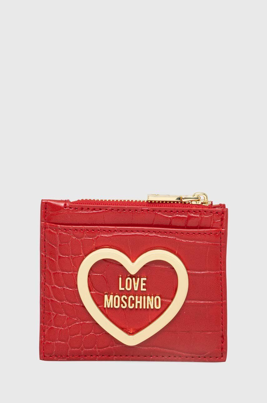 

Портмоне Love Moschino дамски в червено, Червен