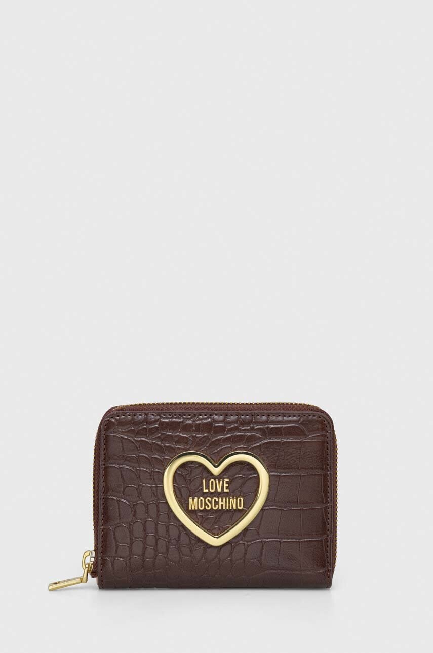 

Гаманець Love Moschino жіночий колір коричневий