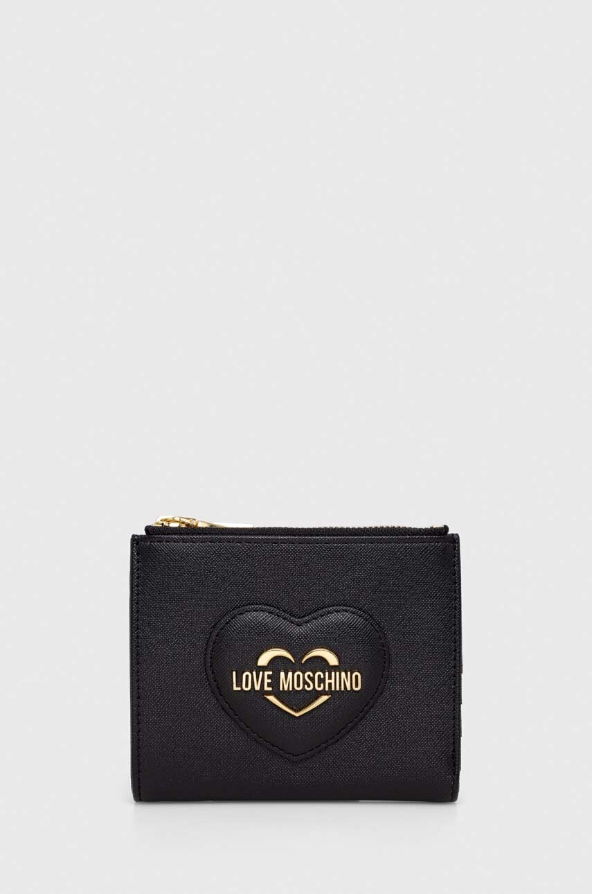 

Гаманець Love Moschino жіночий колір чорний