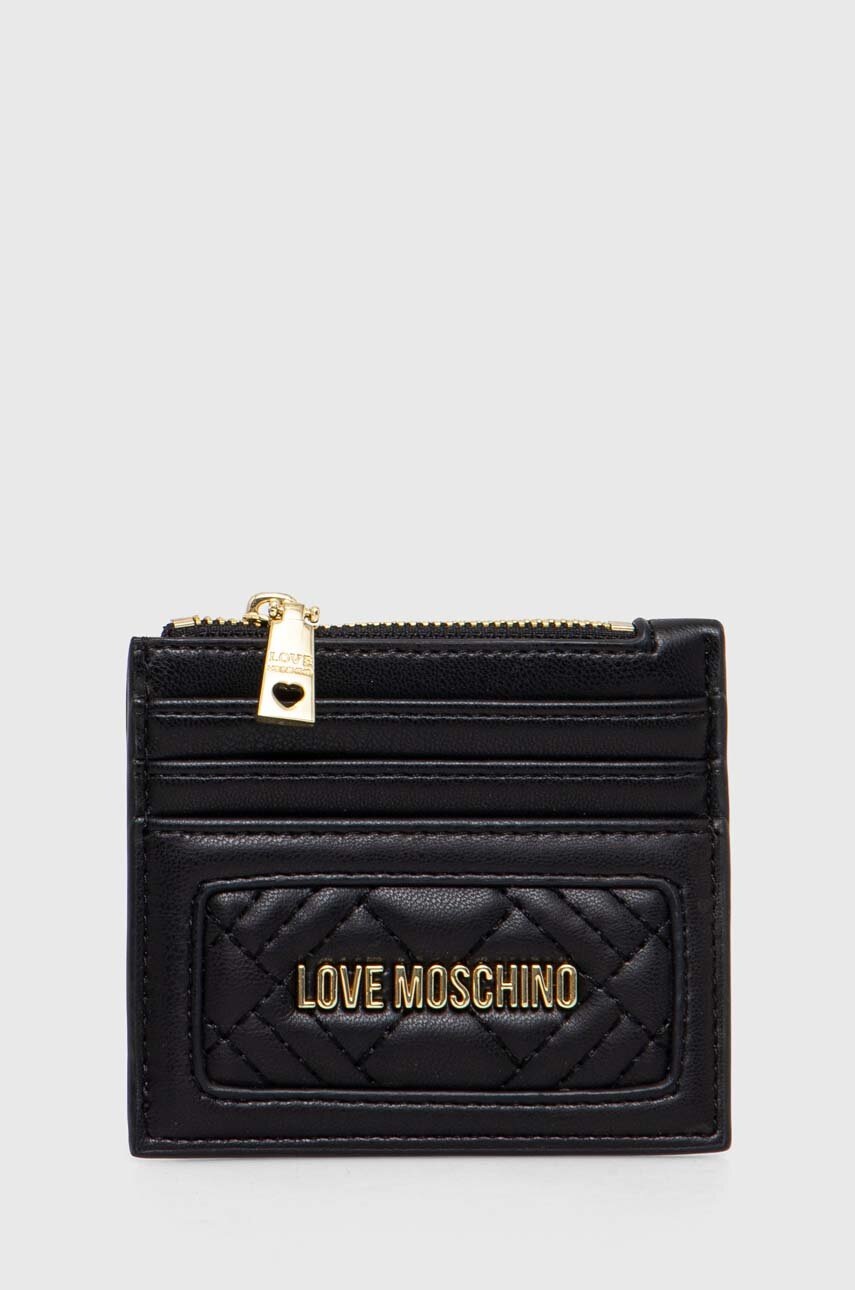 Love Moschino portofel femei, culoarea negru