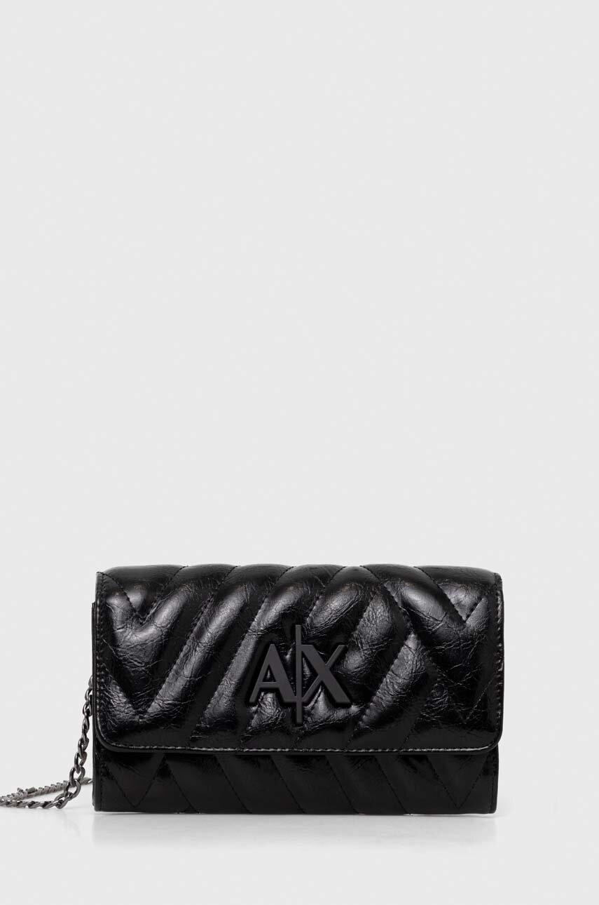

Гаманець Armani Exchange жіночий колір чорний