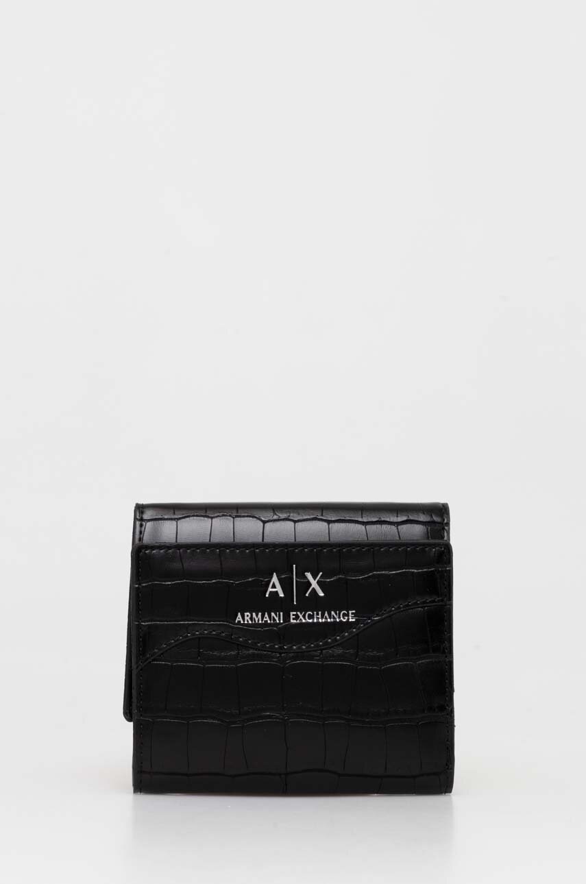 

Кошелек Armani Exchange женский цвет чёрный