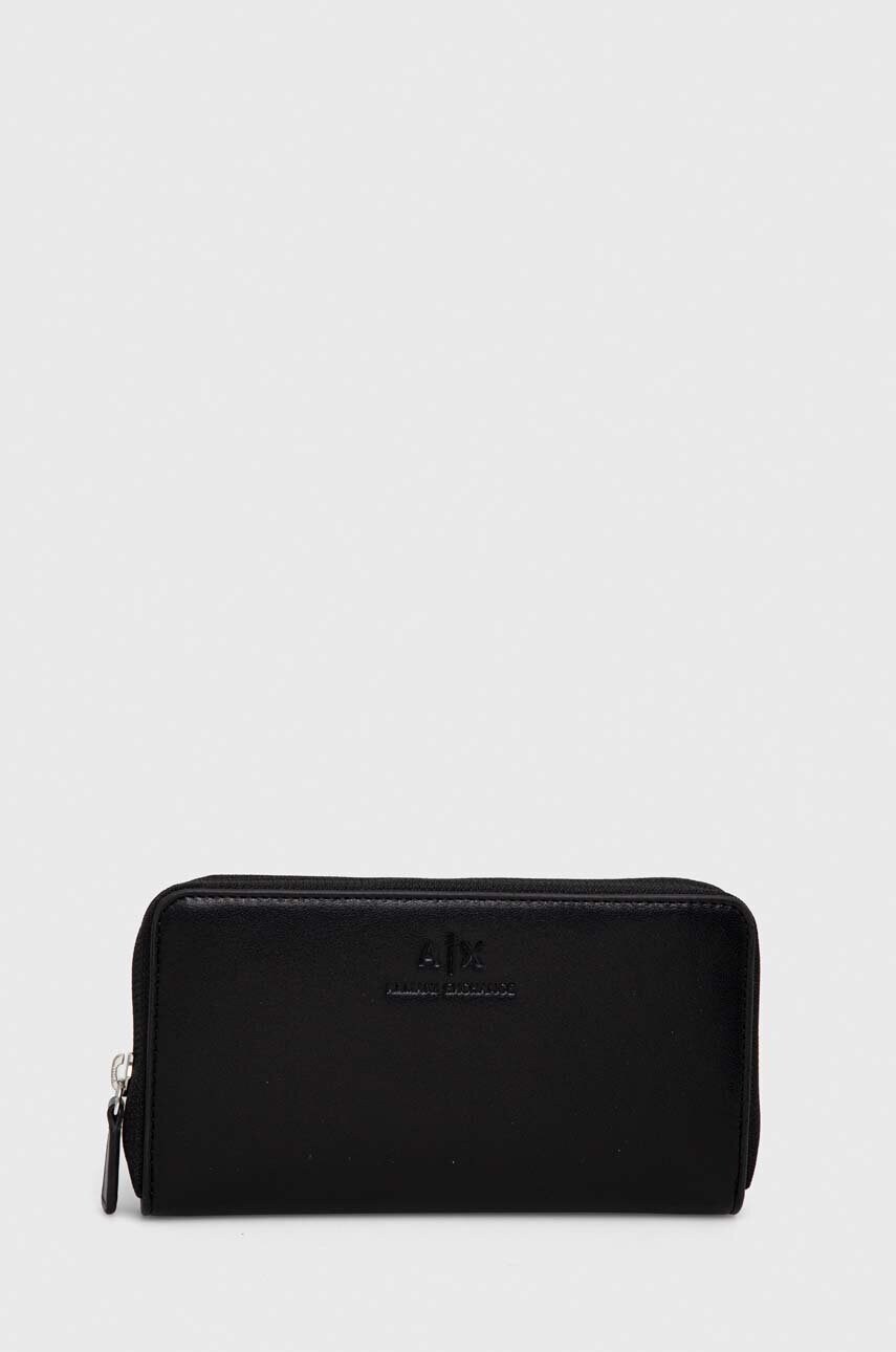 

Гаманець Armani Exchange жіночий колір чорний