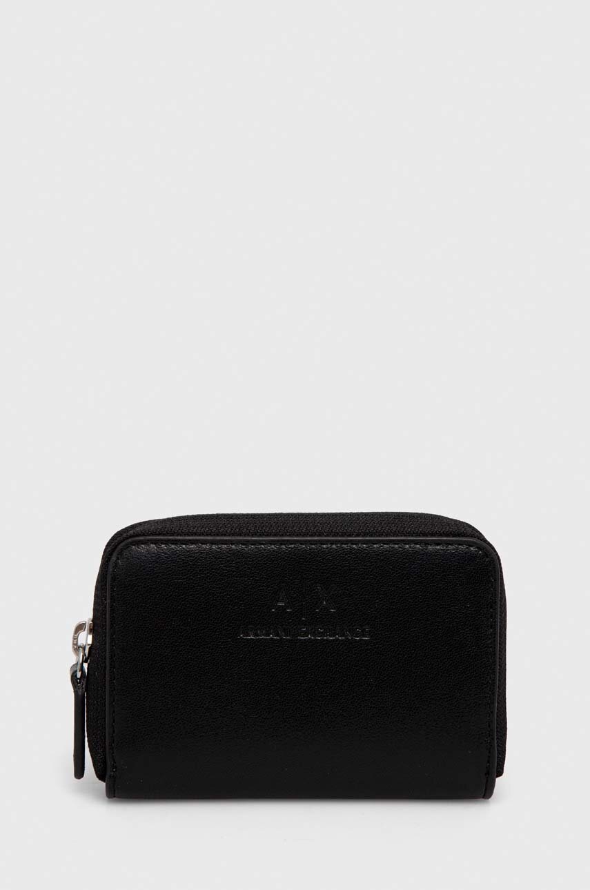 Armani Exchange Portofel Femei, Culoarea Negru