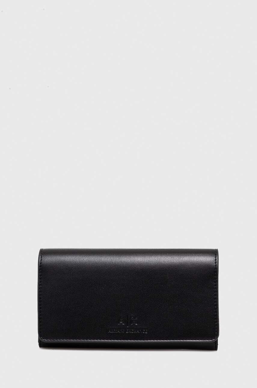

Гаманець Armani Exchange жіночий колір чорний