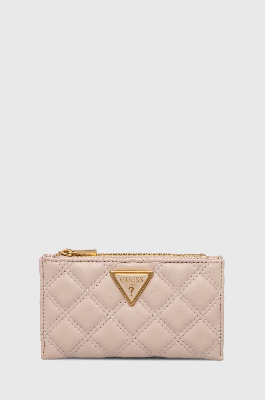 

Портмоне Guess GIULLY дамски в черно SWQA87 48360, Бежов