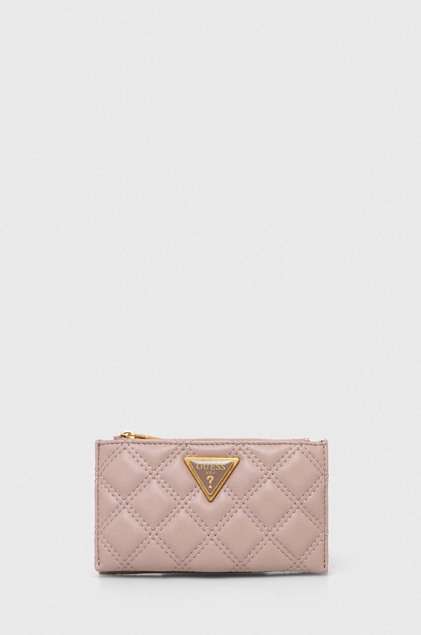 

Гаманець Guess жіночий колір рожевий