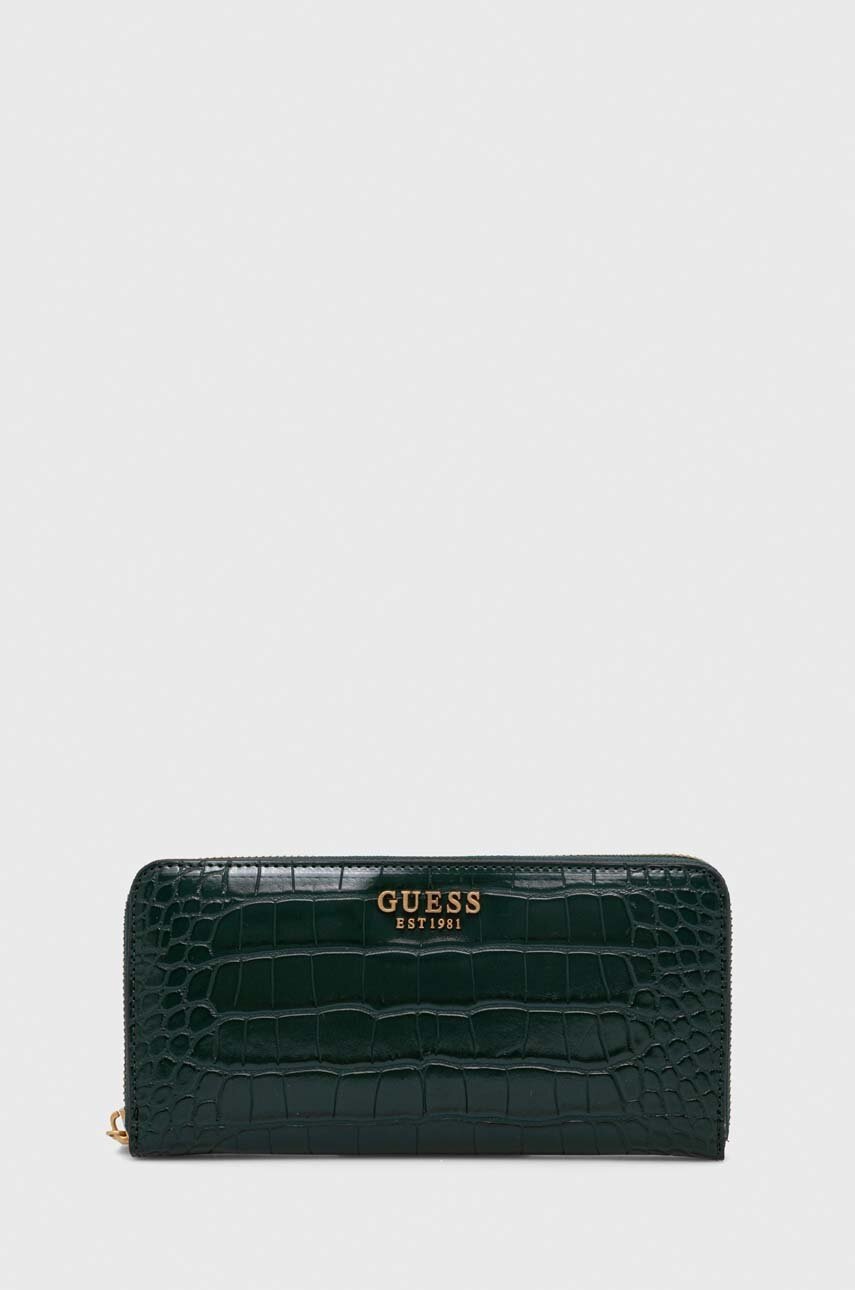 

Гаманець Guess жіночий колір зелений
