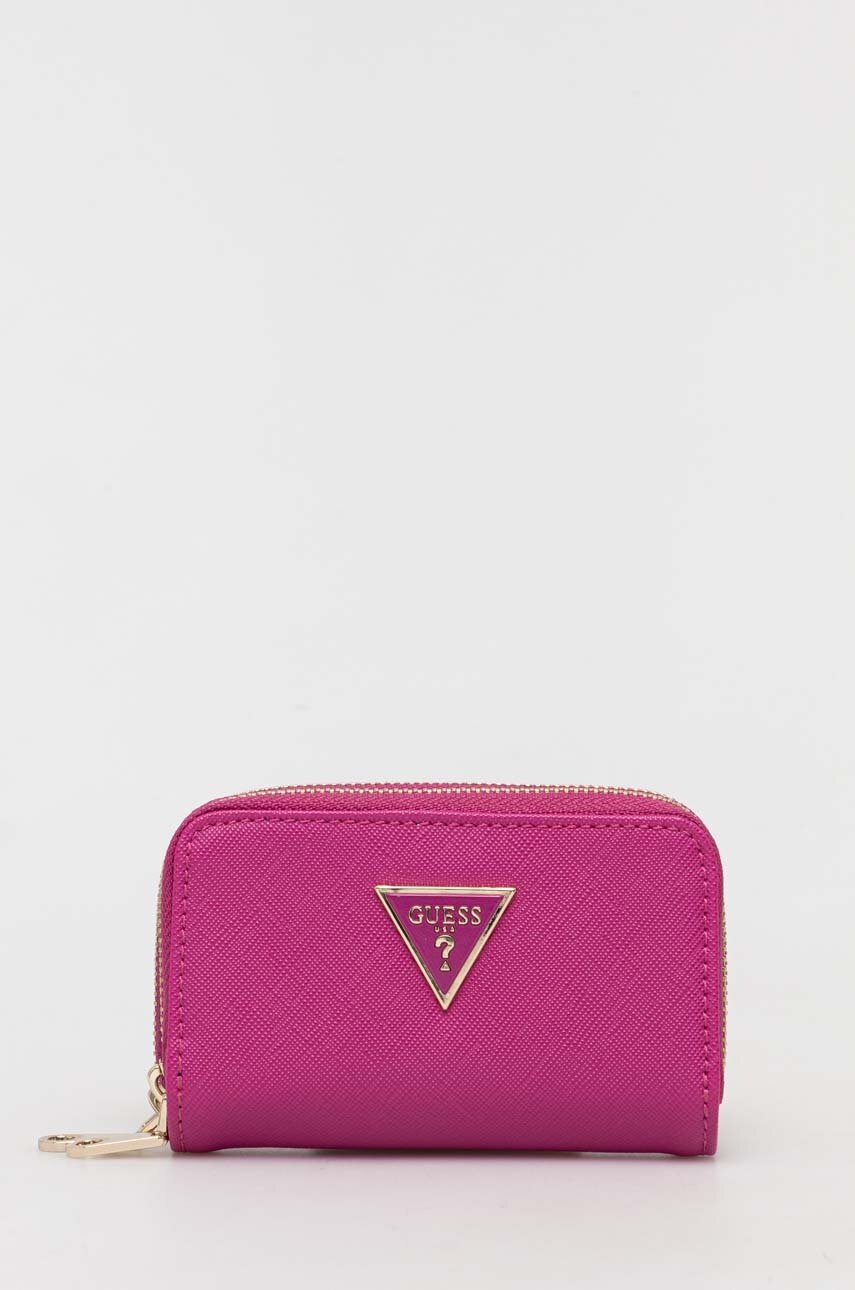 

Гаманець Guess жіночий колір рожевий