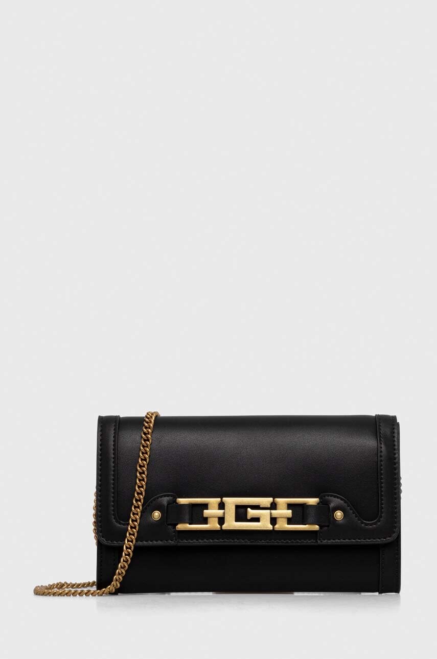 

Кожаная сумка Guess цвет чёрный