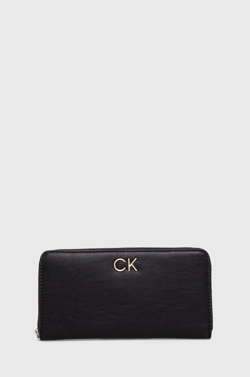 Levně Peněženka Calvin Klein černá barva, K60K609699