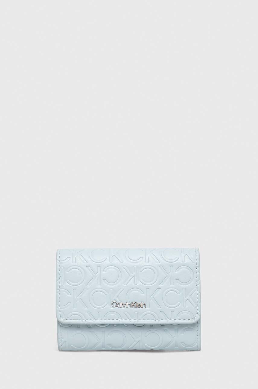 

Портмоне Calvin Klein дамски в синьо, Син