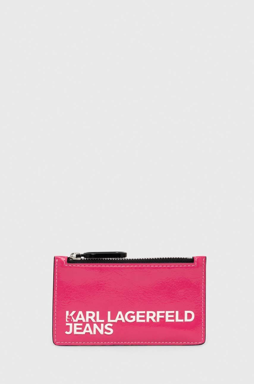 Karl Lagerfeld Jeans Portofel Femei, Culoarea Roz