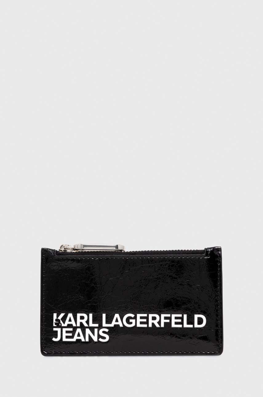 Karl Lagerfeld Jeans Portofel Femei, Culoarea Negru