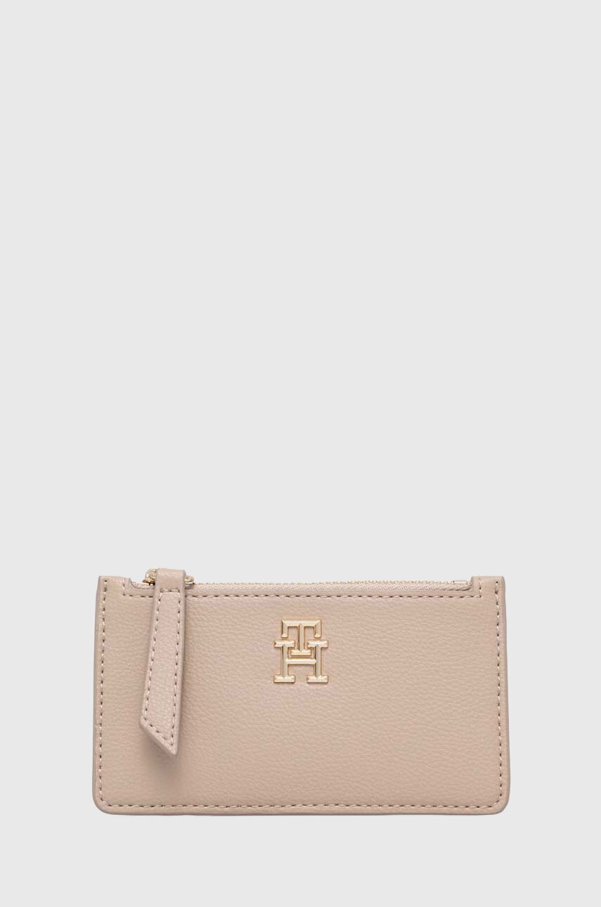 

Гаманець Tommy Hilfiger жіночий колір бежевий