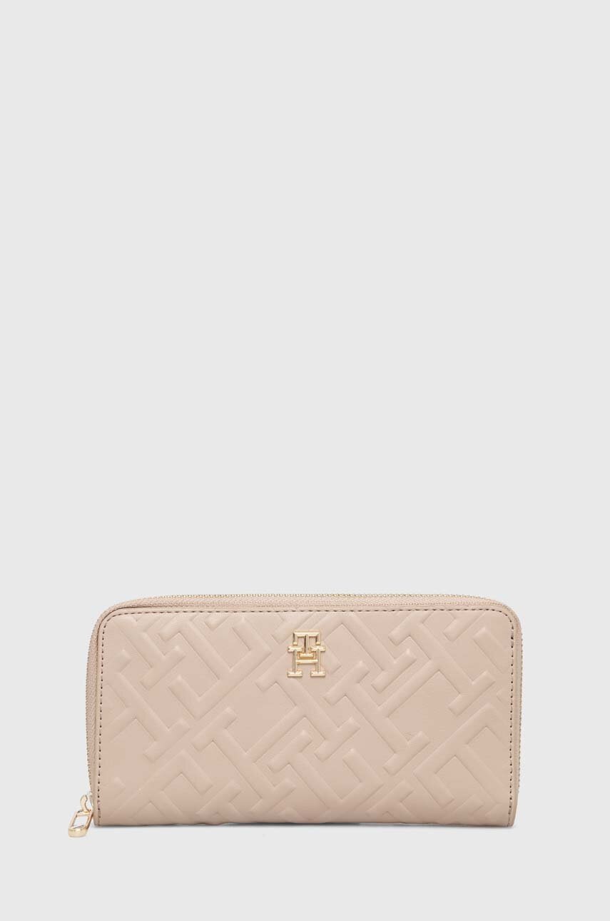 

Кошелек Tommy Hilfiger женский цвет бежевый