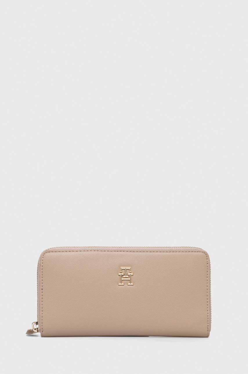 

Кошелек Tommy Hilfiger женский цвет бежевый