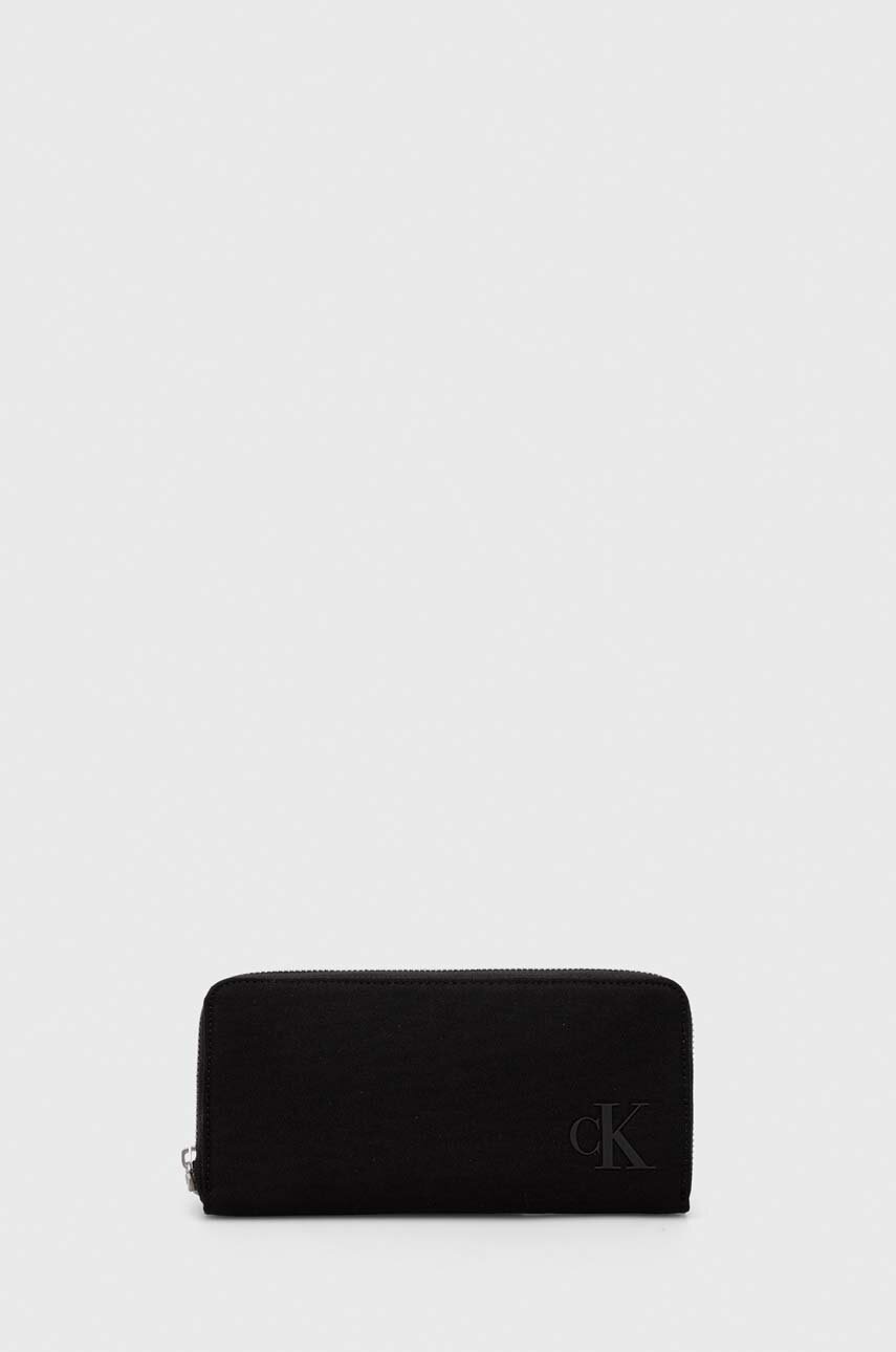 

Портмоне Calvin Klein Jeans дамски в черно, Черен