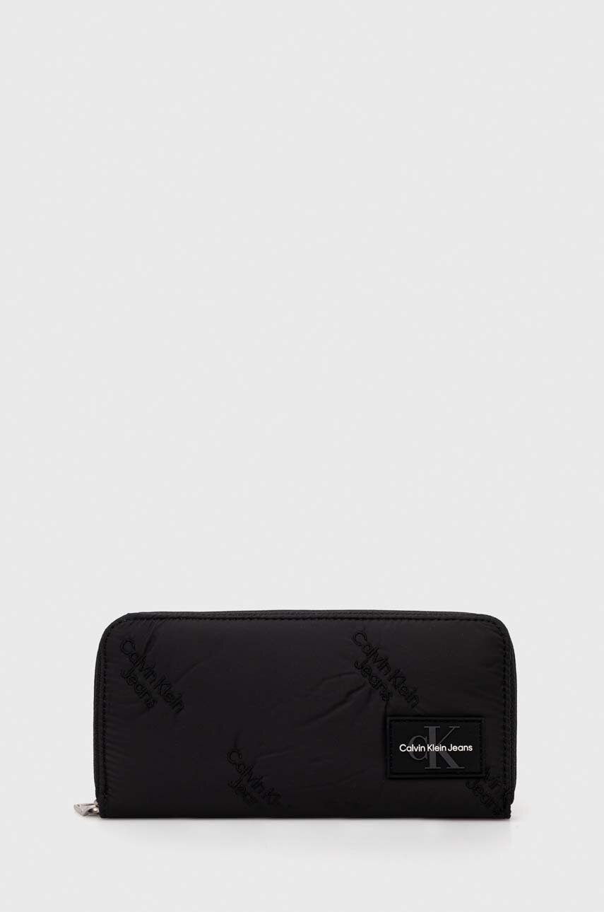 

Портмоне Calvin Klein Jeans дамски в черно, Черен