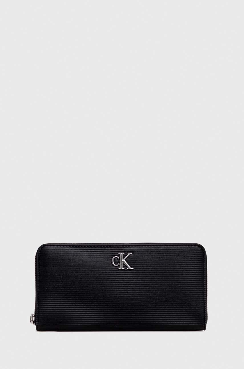

Портмоне Calvin Klein Jeans дамски в черно K60K611269, Черен