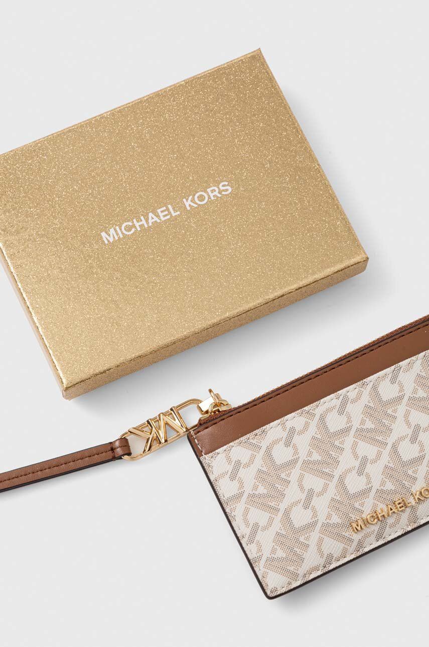 MICHAEL Michael Kors portfel damski kolor beżowy